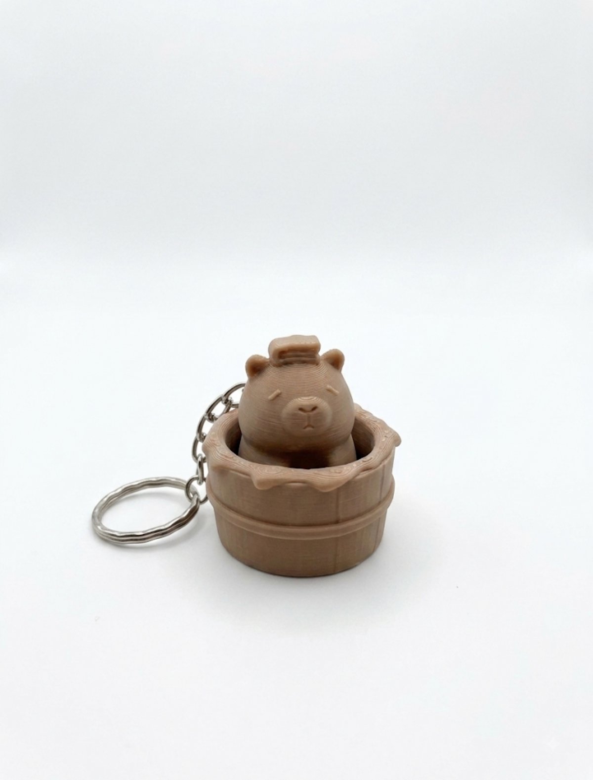 Capybara clicker keyring
