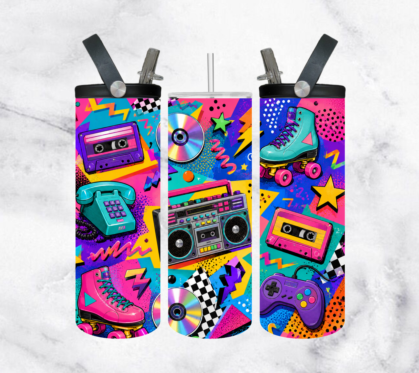 Neon retro pop