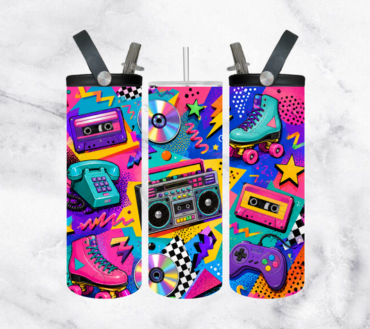 Neon retro pop