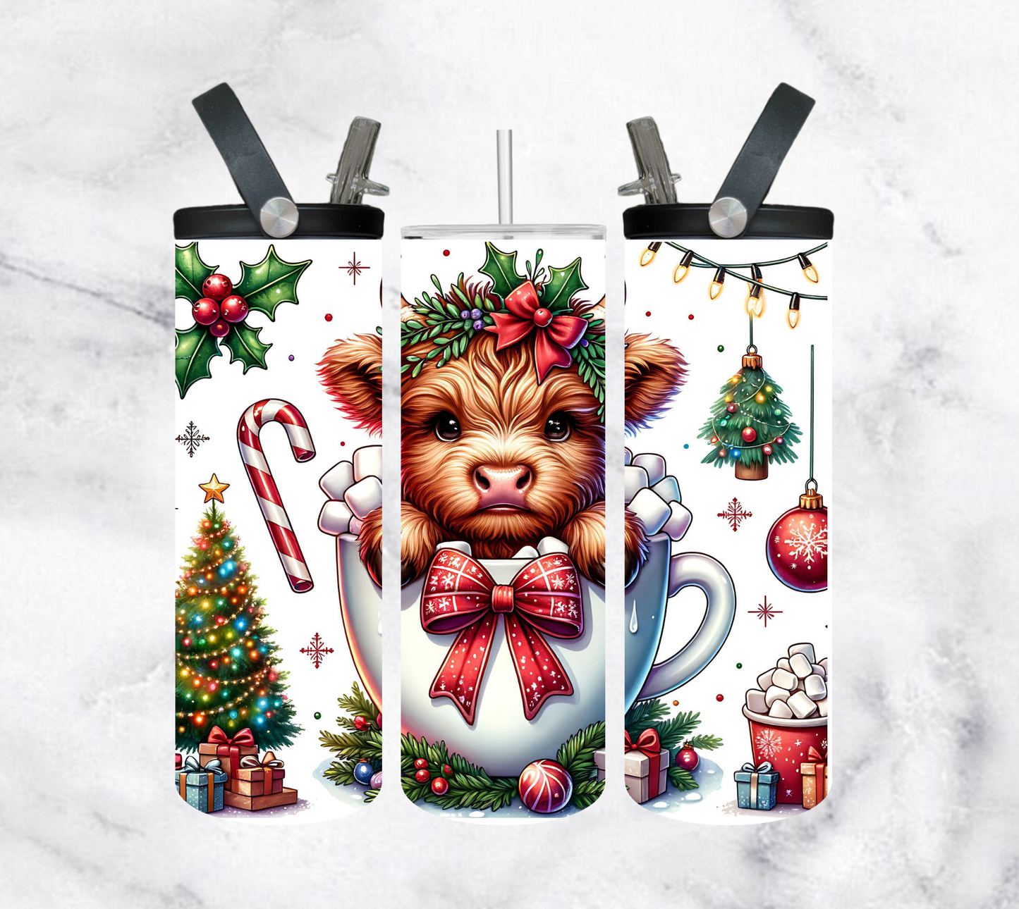 Hyland cow and hot chochy