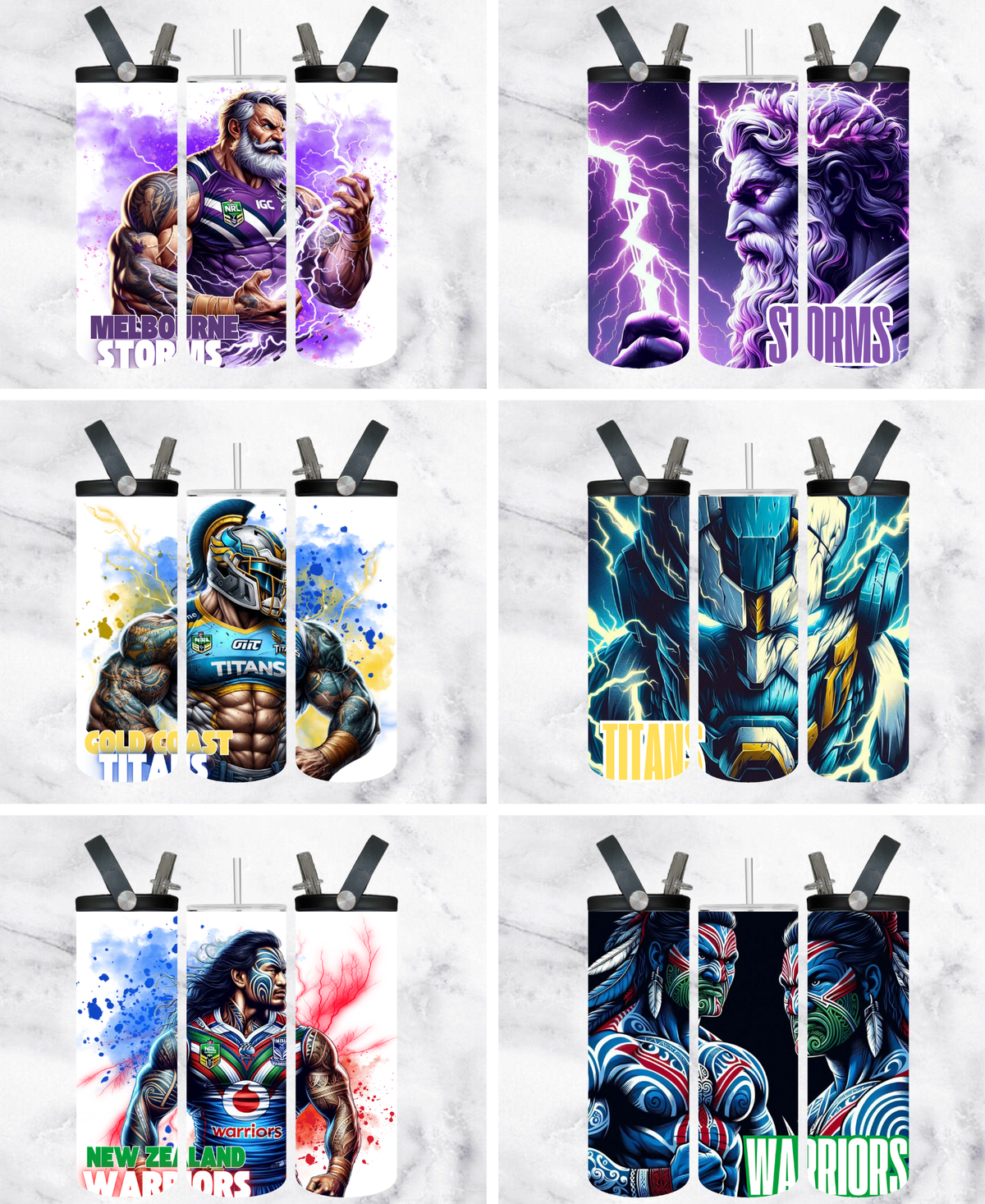 NRL FOOTY INSPIRED TEAM DRINK BOTTLES