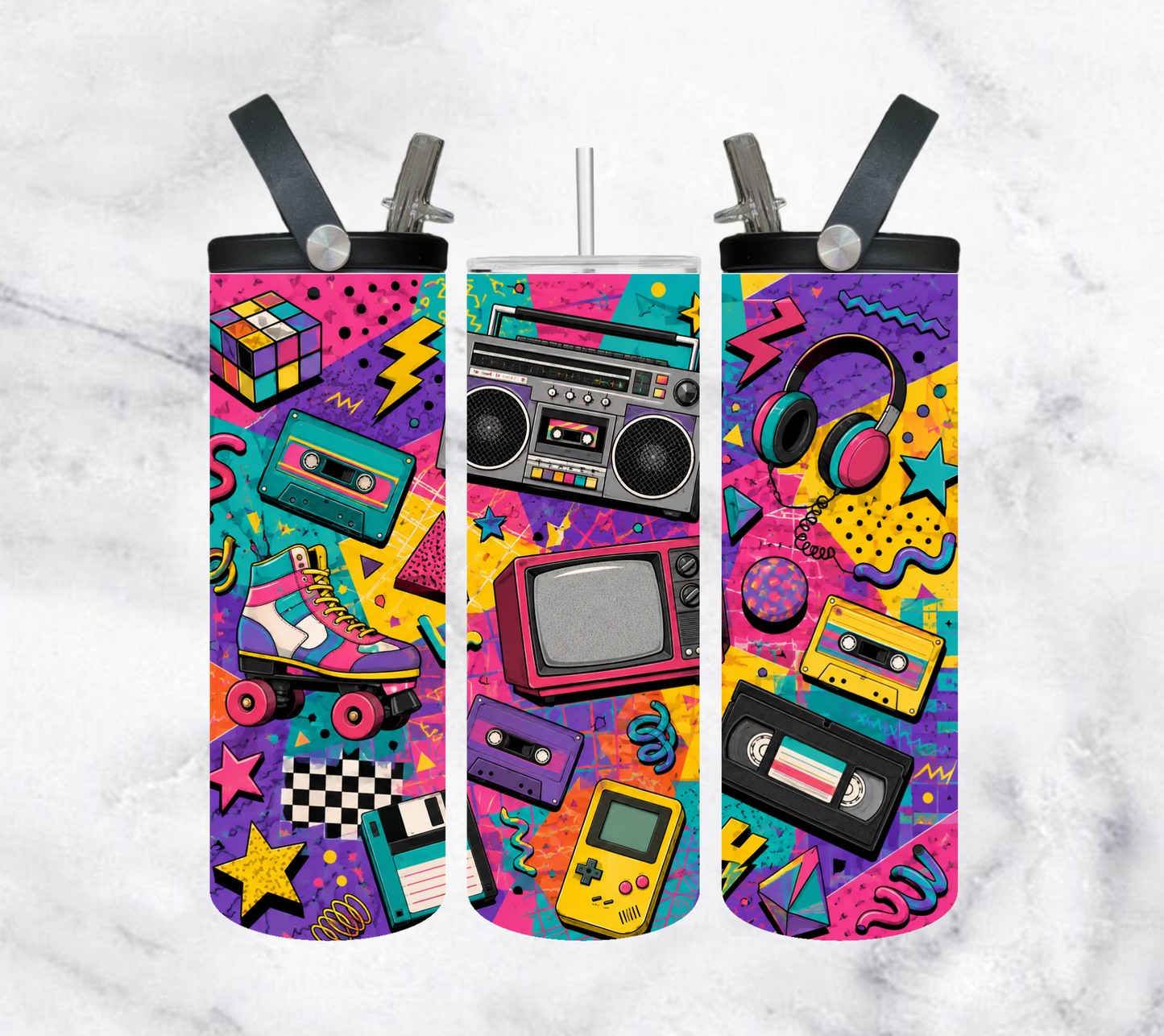 Retro 90s Throwback tumbler