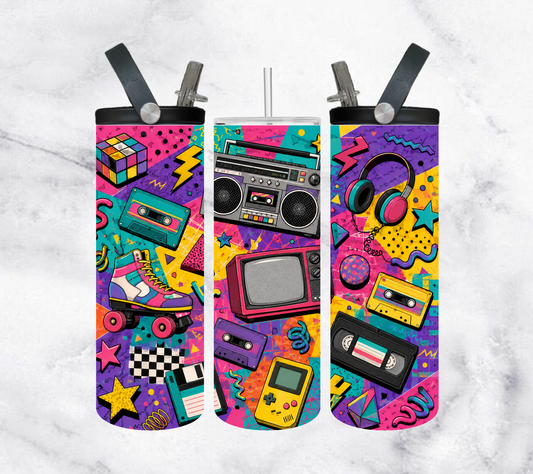 Retro 90s Throwback tumbler