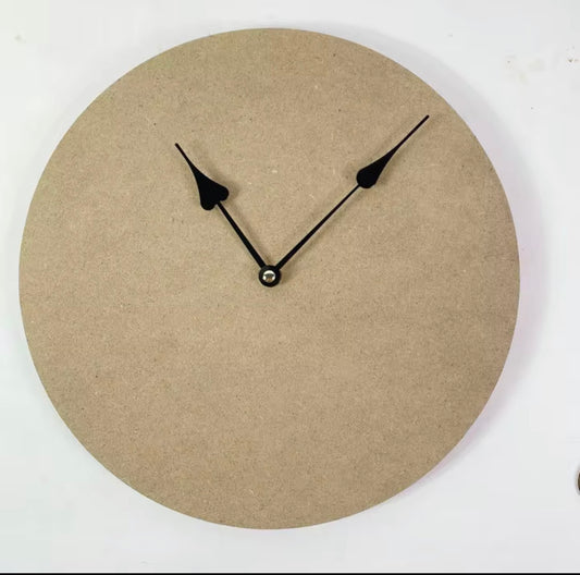 Clock MDF blanks 30x30cm