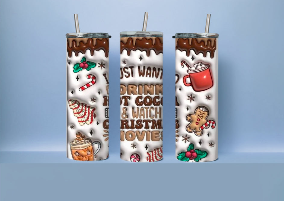 I just want to drink hot cocoa and watch Christmas movies