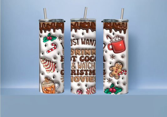 I just want to drink hot cocoa and watch Christmas movies