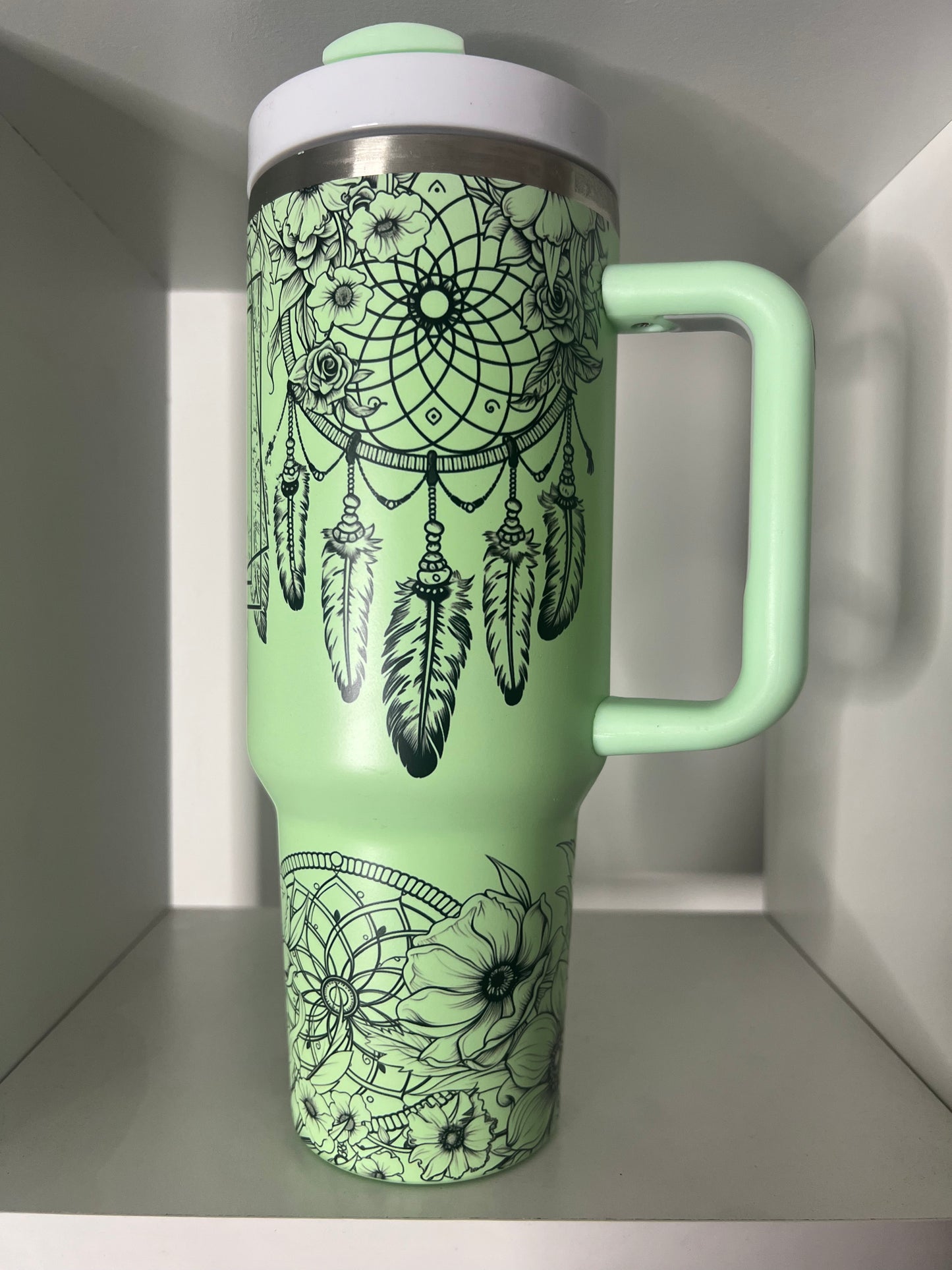 40oz Green Pastel