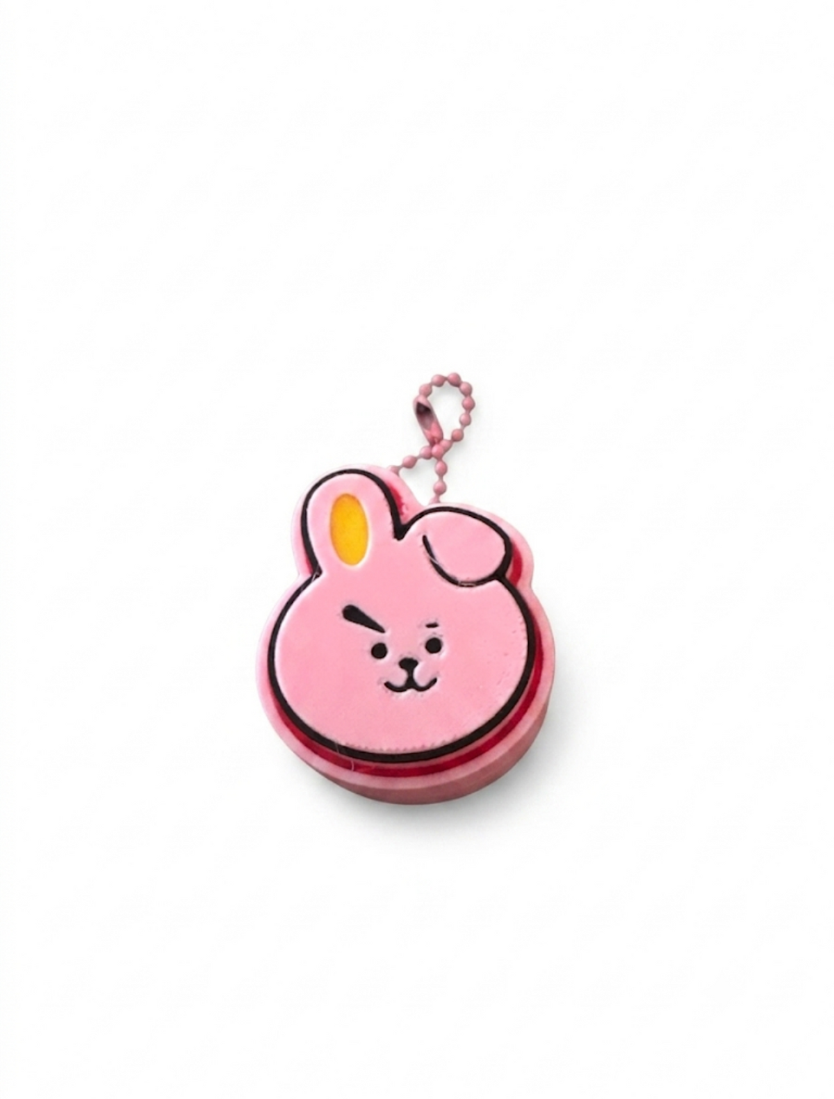 BTS pink bunny Clicker keyring